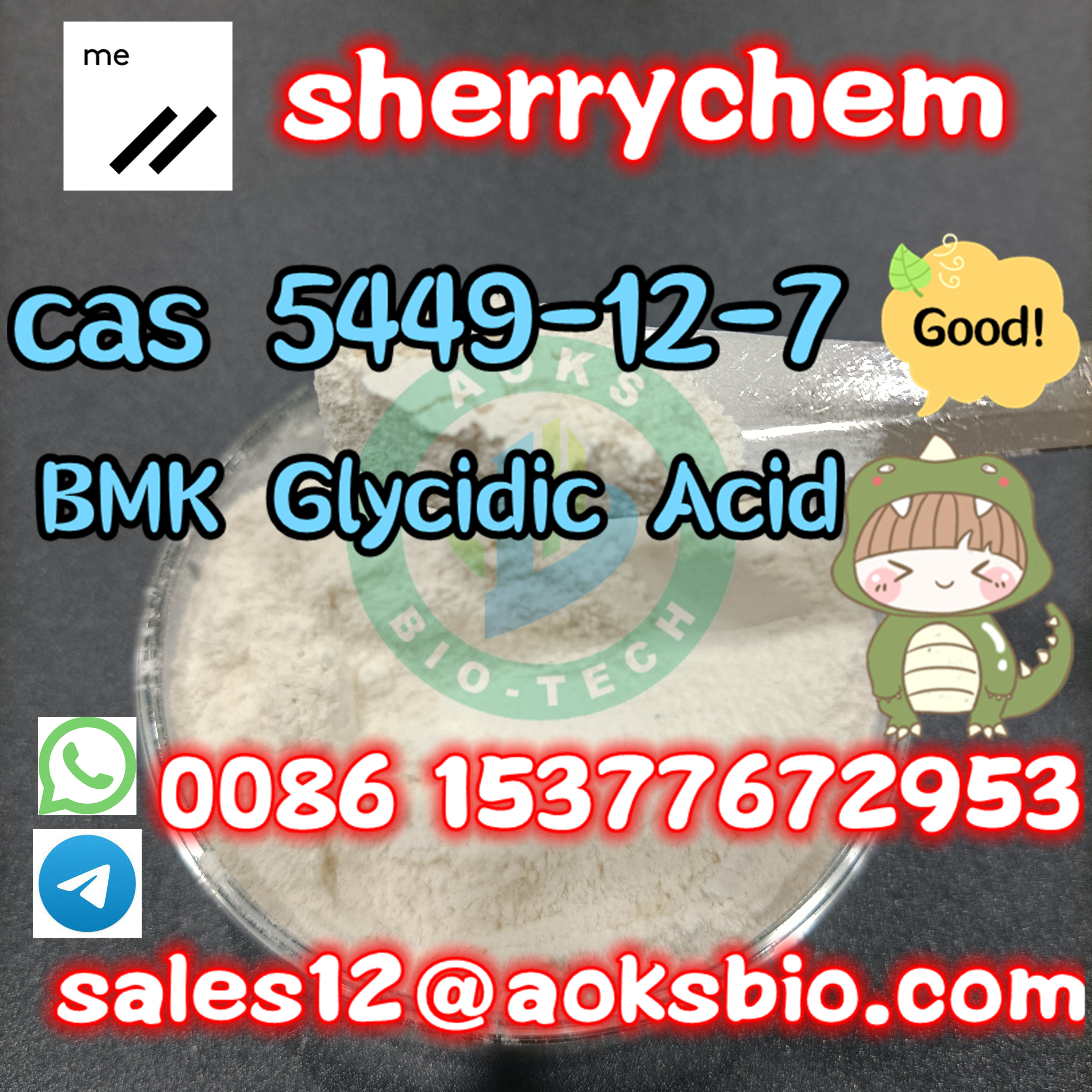 High yield CAS 5449-12-7 BMK Glycidic Acid fast delivery